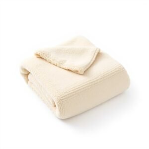 Sherpa Fleece Throw Blanket